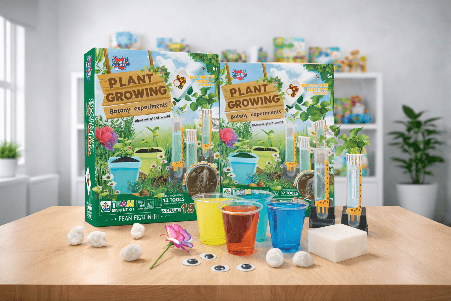 Plant Growing Science Kit for Children to Learn Farming for kids in Nepal