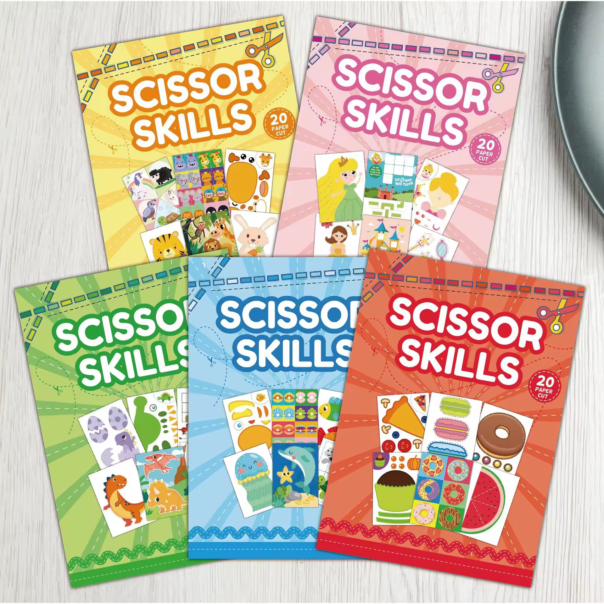 Scissor Skills Activity Book for Kids | Fun Cutting & DIY Learning Workbook (Ages 5–13) for kids in Nepal